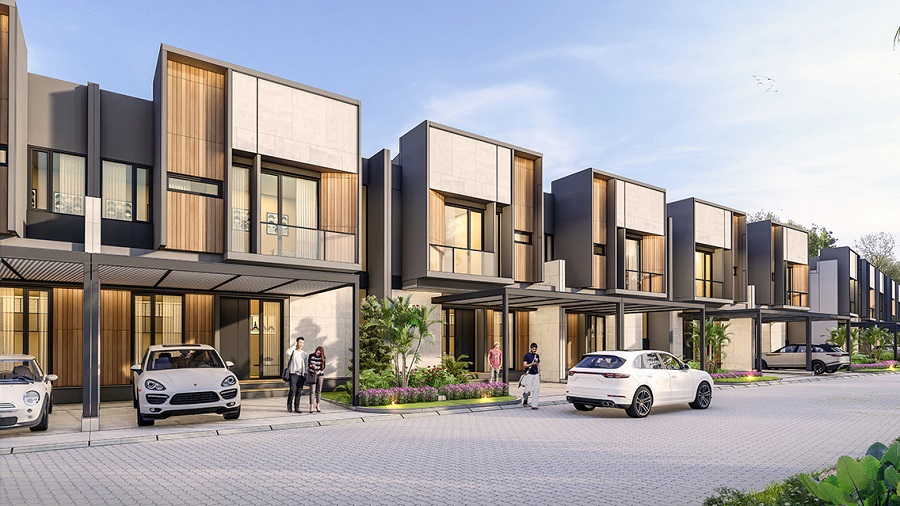 Rumah Hook di Cluster Premium